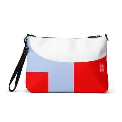 USA CREATES 250 Icon Crossbody Bag, back view with adjustable strap detail
