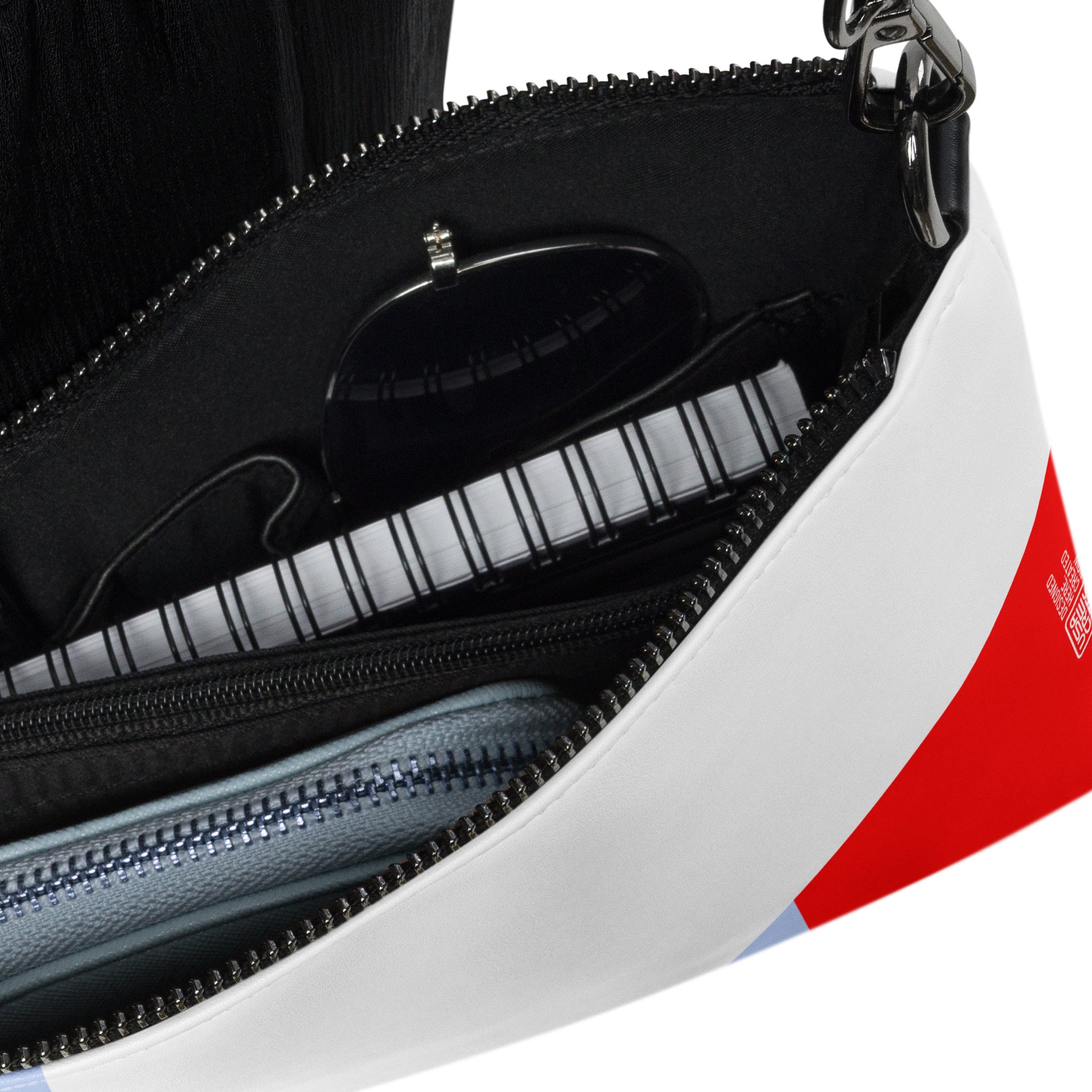 USA CREATES 250 Icon Crossbody Bag, interior compartment detail