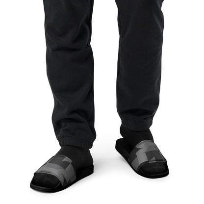 USA CREATES 250 Icon Men's Slides Neutral, worn with black socks