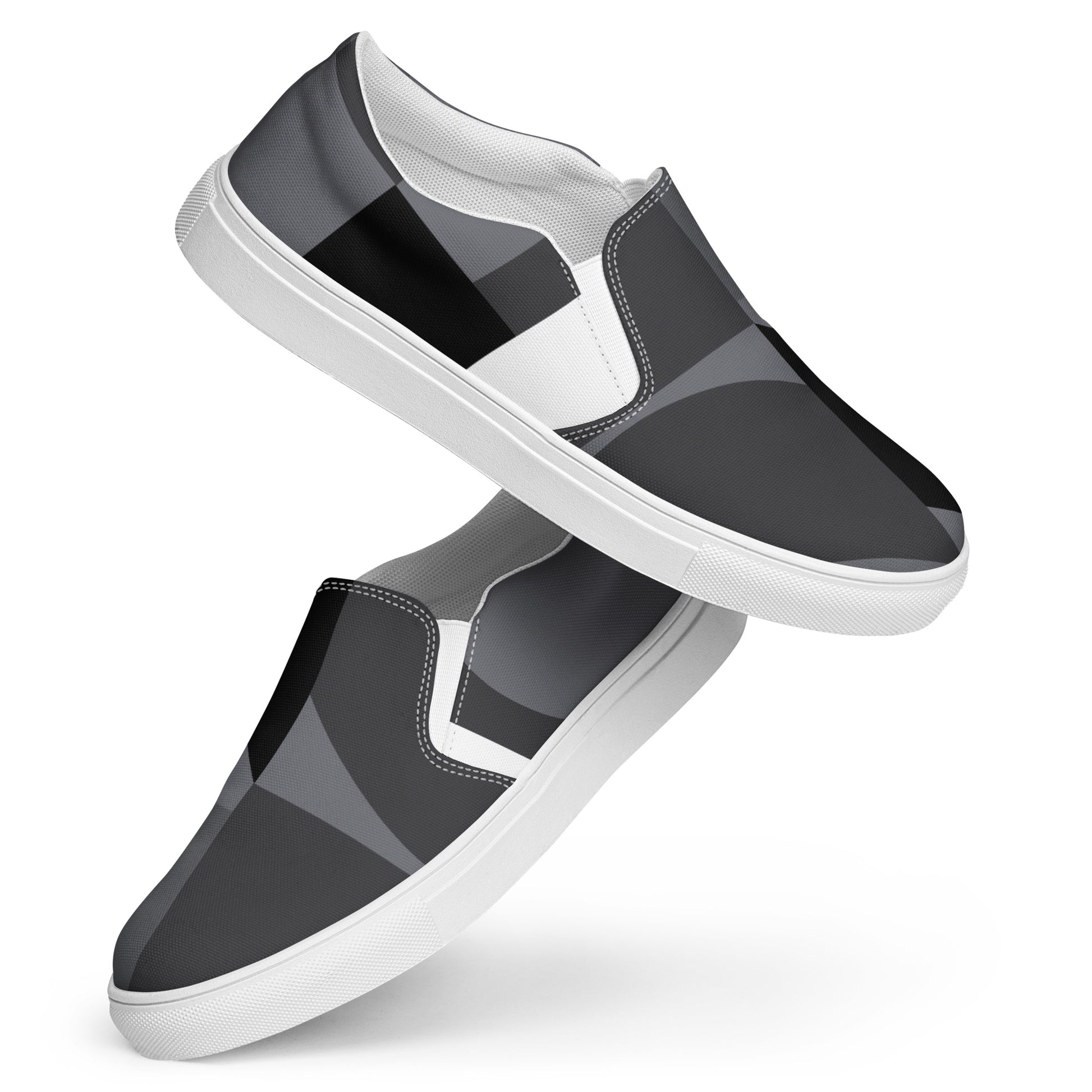 USA CREATES 250 Icon Men's Slip-On Neutral, white sole side view
