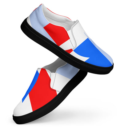 USA CREATES 250 Icon Men's Slip-On RWB, black sole side view