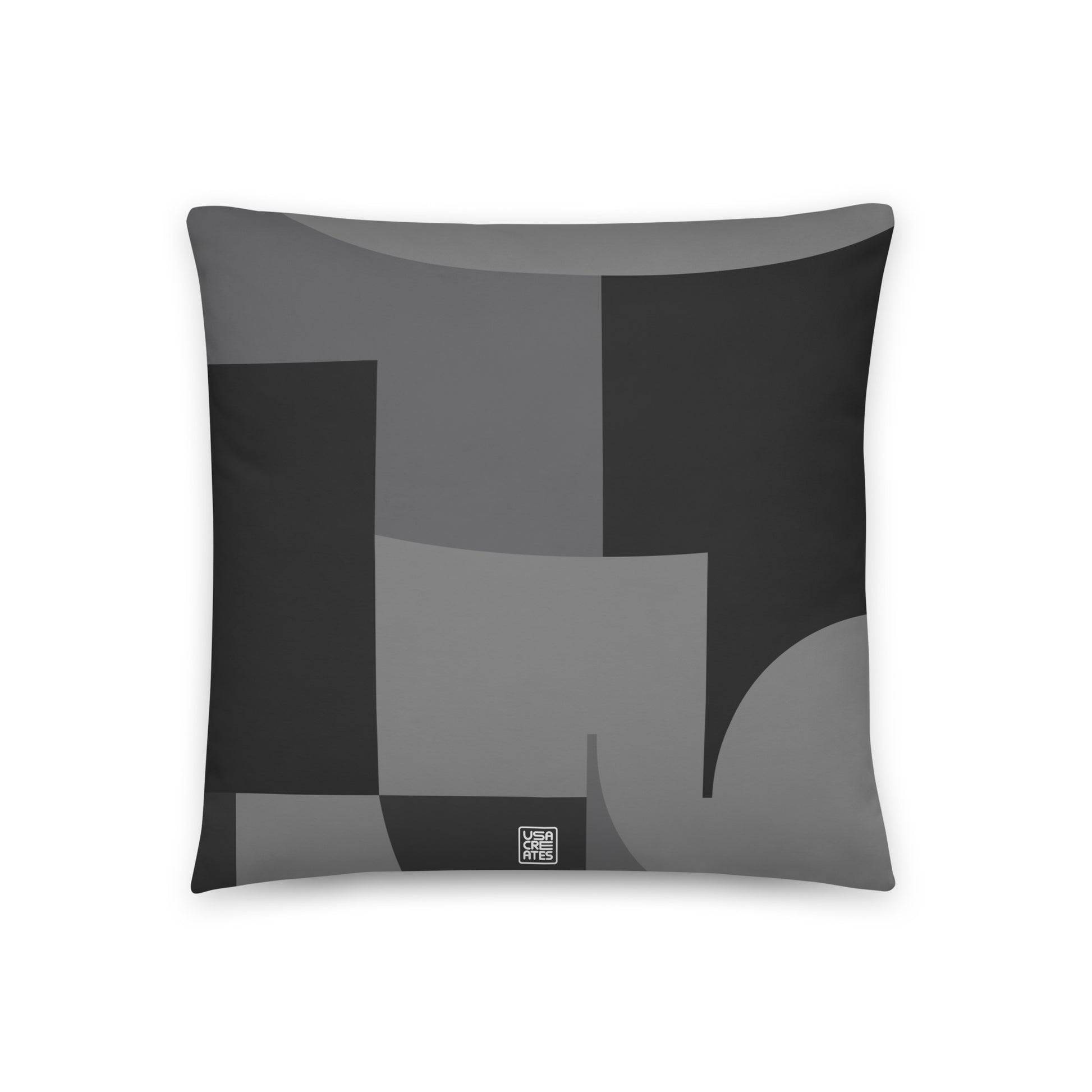 USA CREATES 250 Icon Pillow Neutral, 18x18 back view
