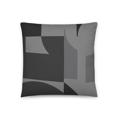 USA CREATES 250 Icon Pillow Neutral, 18x18 front view with tonal 250 artwork