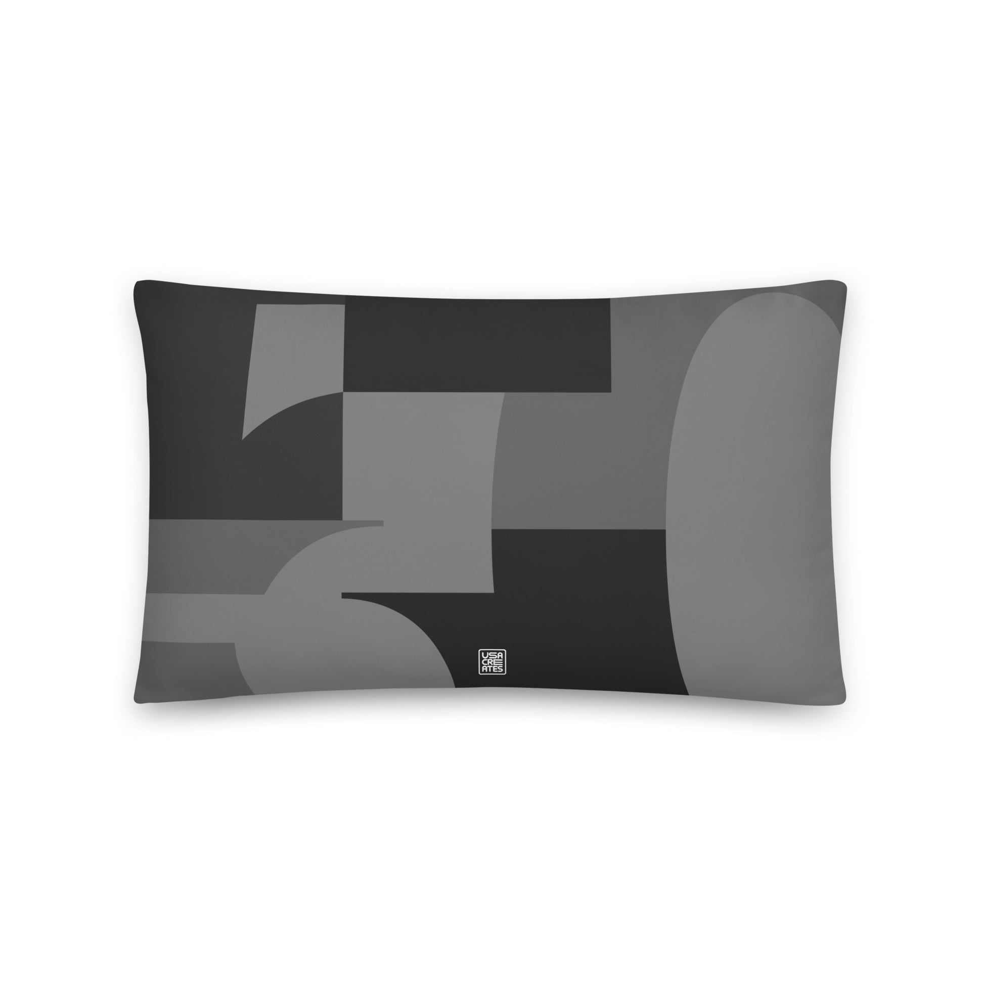 USA CREATES 250 Icon Pillow Neutral, 20x12 back view