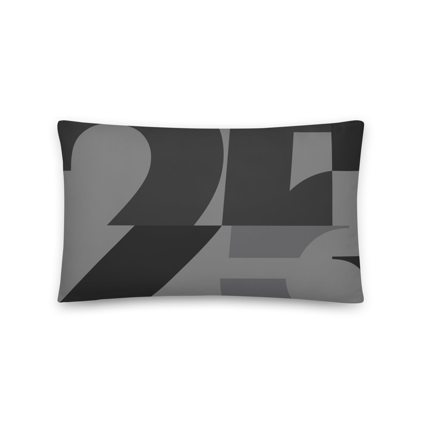 USA CREATES 250 Icon Pillow Neutral, 20x12 front view with tonal 250 artwork