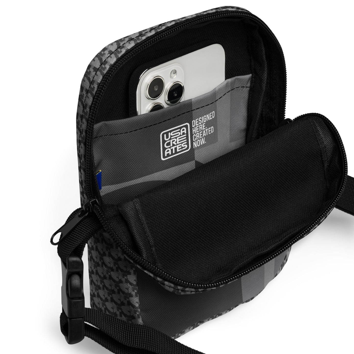 USA CREATES 250 Icon Utility Bag Neutral, interior detail