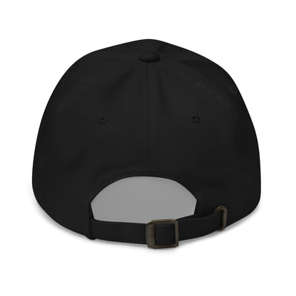 USA CREATES Signature Red Base Cap, black back view